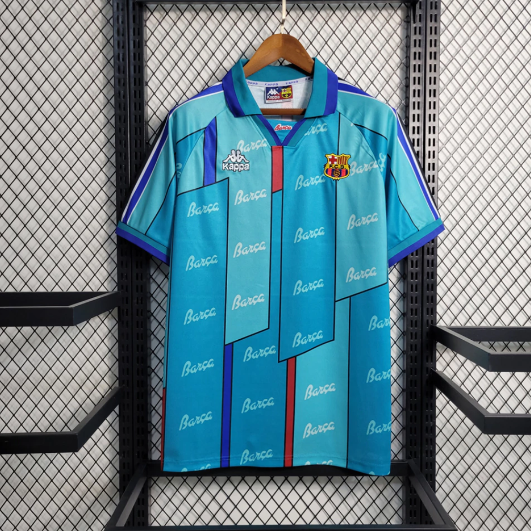 BARCELONA 1996/97 TSHIRT AWAY RETRO