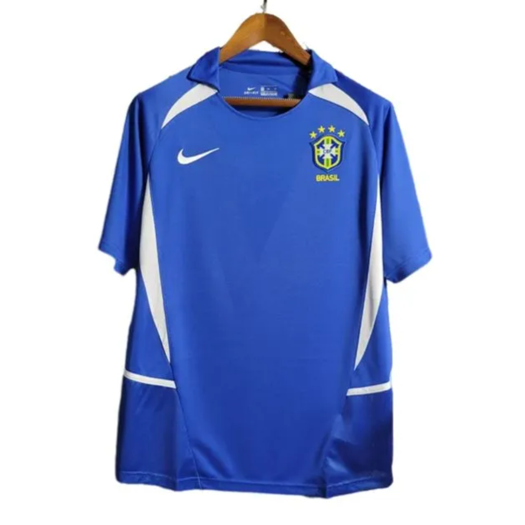 BRAZIL 2002 TSHIRT AWAY RETRO