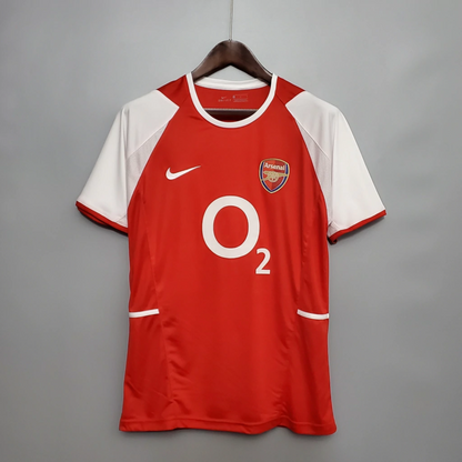 ARSENAL 2002/03 TSHIRT HOME RETRO