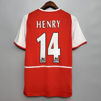 ARSENAL 2002/03 TSHIRT HOME RETRO