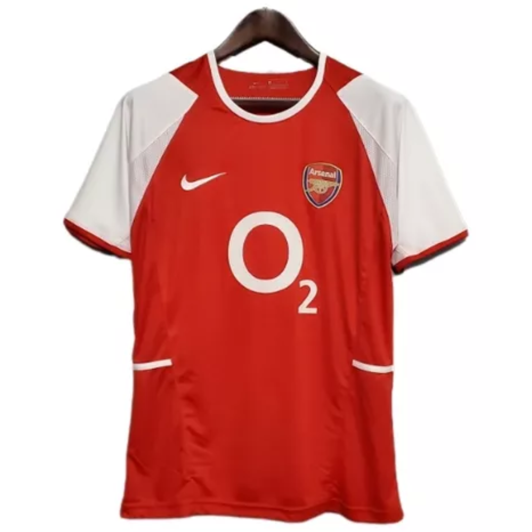 ARSENAL 2002/03 TSHIRT HOME RETRO